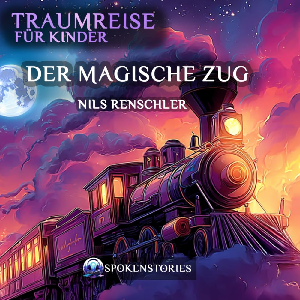 Traumreise für Kinder – Sanfte Traumreise zum Einschlafen | Beruhigende Gute-Nacht-Geschichte für Kinder ab 3 Jahren: Der magische Zug