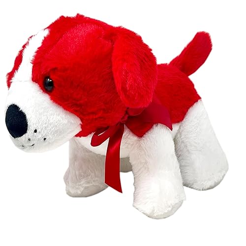 Miniatura 2 de Meet Novelty Cesta de regalo para el día de San Valentín  Cachorro de perro de peluche (el color puede variar)  Caja de chocolate con leche Hersheys