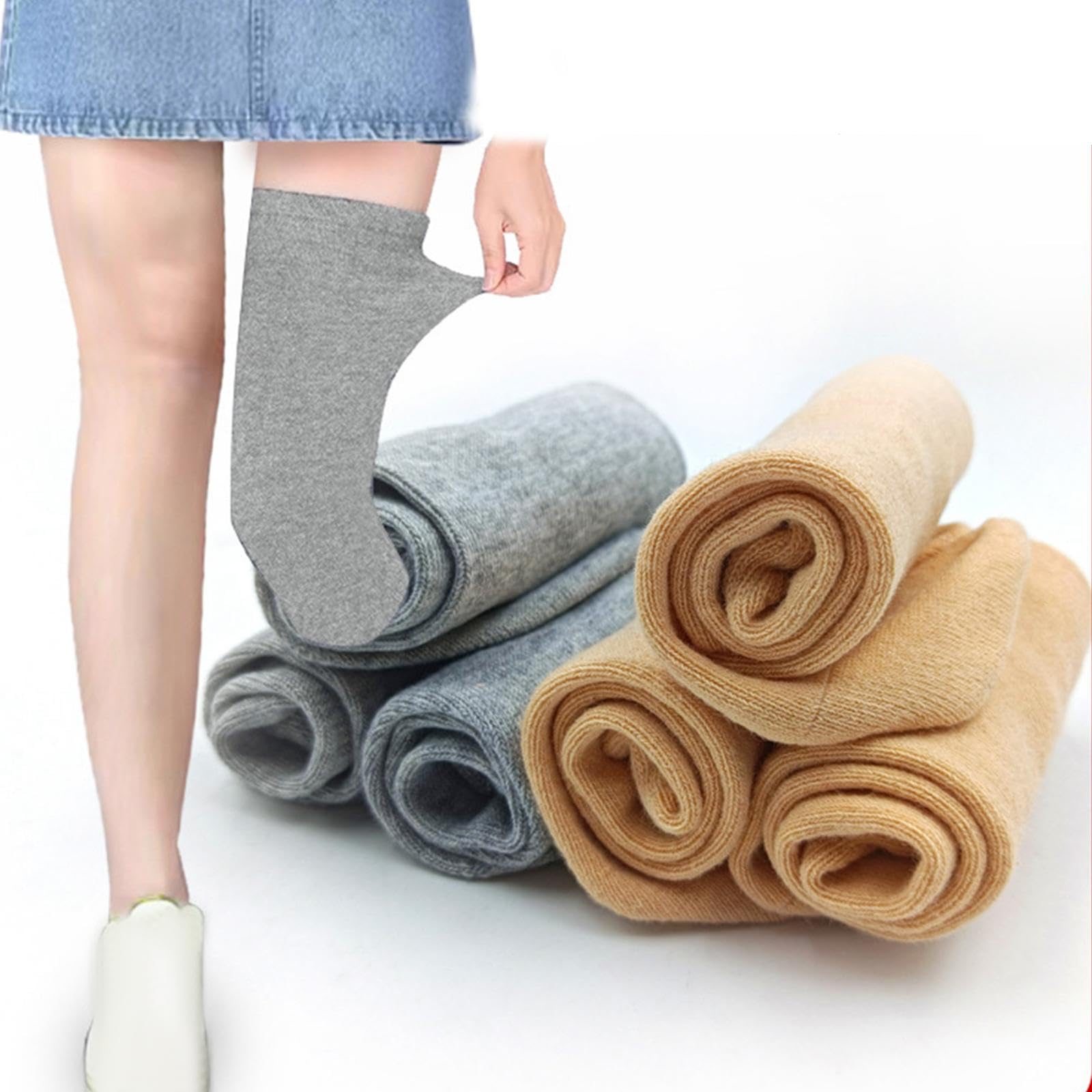 5X Protective Amputee Socks Below Knee Soft Prosthetic Limb Socks for Unisex 28cm-image-40