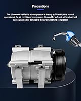 Vista 212 de ECCPP Compresor de CA 1997-2003 apto para Mitsubishi Montero Sport 3.0L 1999-2004 para Mitsubishi Montero Sport 3.5L Compresor de aire acondicionado