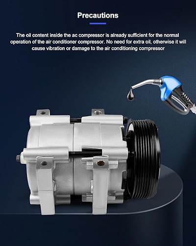 Miniatura 212 de ECCPP Compresor de CA 1997-2003 apto para Mitsubishi Montero Sport 3.0L 1999-2004 para Mitsubishi Montero Sport 3.5L Compresor de aire acondicionado