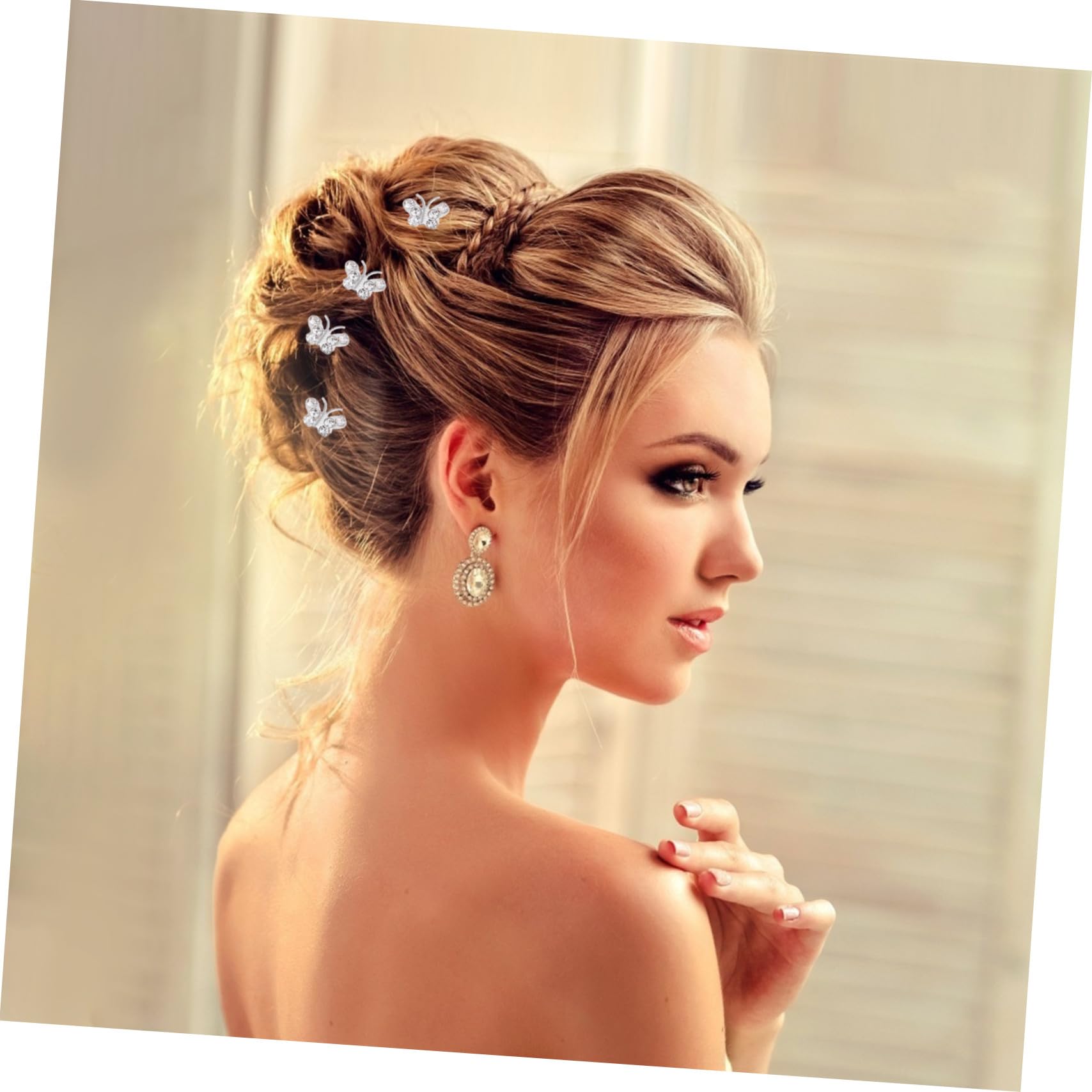 VICASKY 420 Pezzi Fermagli Spirale con e Clip Eleganti per Sposa e Damigelle Accessori Matrimonio Raffinati per Acconciature Raffinate
