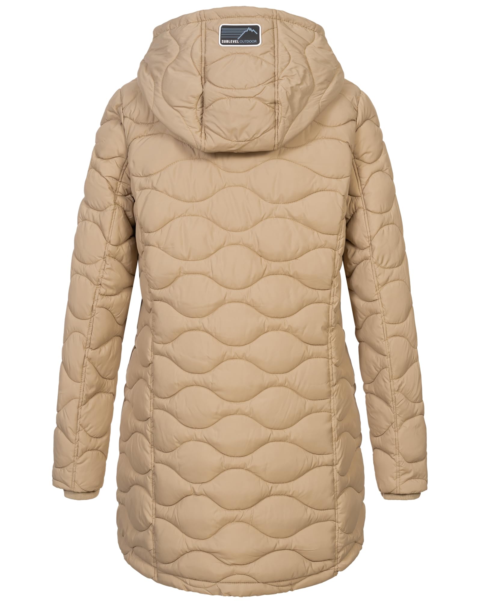 Sublevel Damen Winter Jacke Mantel Parka Steppjacke Steppmantel Wintermantel