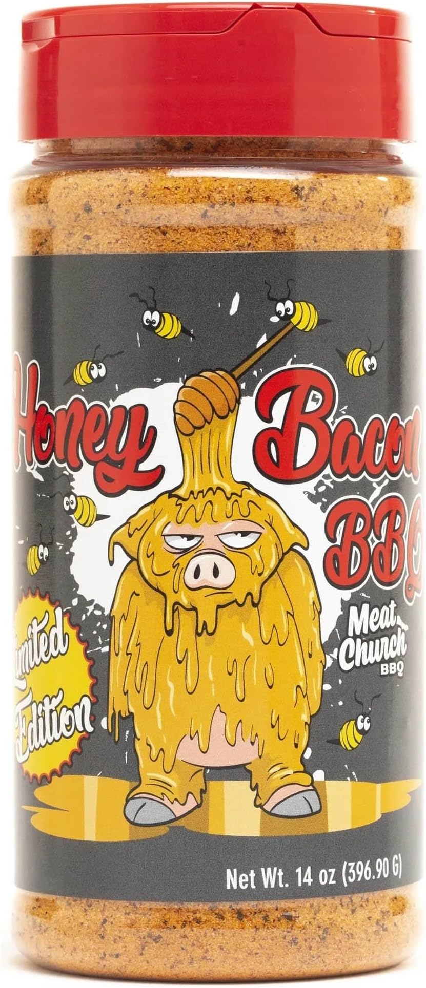 Meat Church BBQ Rub Combo Two Bottles of Honey Hog (14 oz