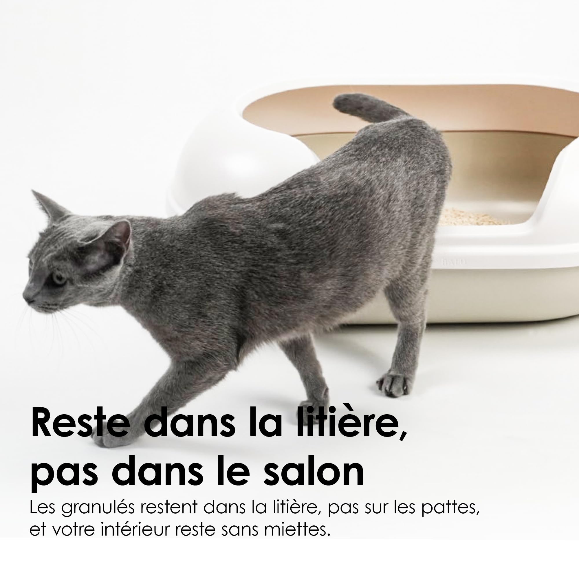 LucyBalu® Tofu Litière agglomérante pour Chat 24 litres I sans Odeur