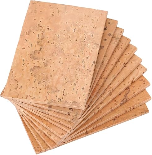 VBESTLIFE Hoja de corcho para saxofón, 10 unids/set, hoja de corcho para juntas de cuello de saxofón, accesorio de instrumento, flexible,