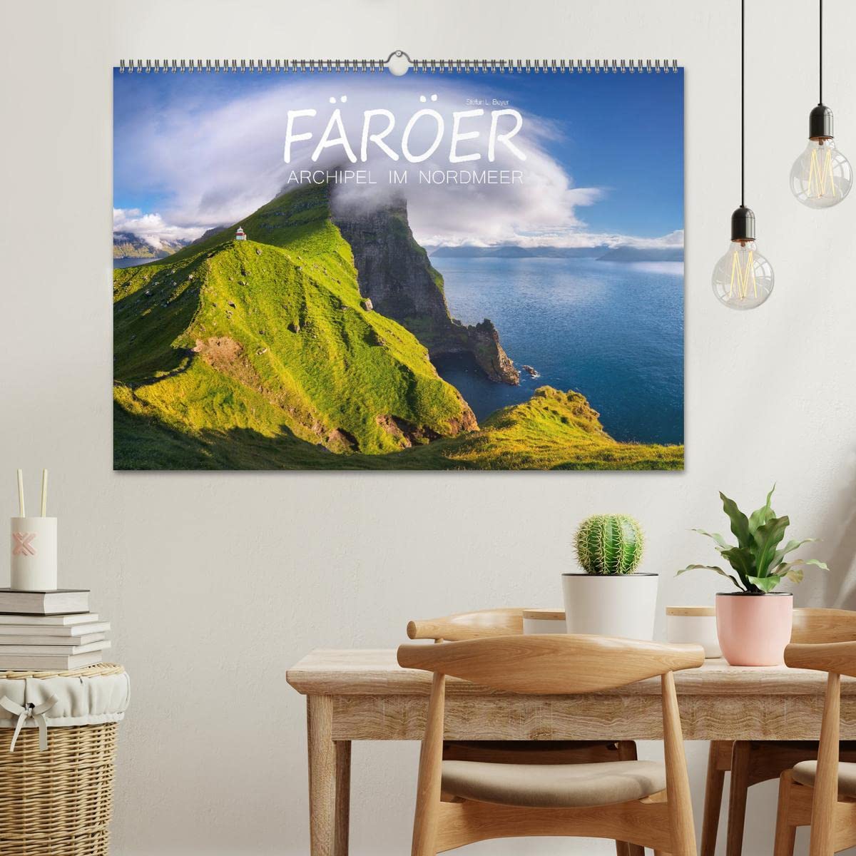 Färöer - Archipel im Nordmeer (Wandkalender 2026 DIN A2 quer), CALVENDO Monatskalender: Fotografien von der Inselgruppe der Färöer