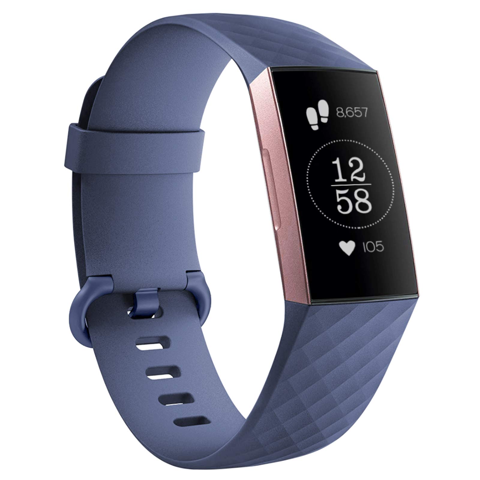 GEAK Strap Compatible for Fitbit Charge 3/Fitbit Charge 4, Adjustable Classic Replacement Wristband for Fitbit Charge 3/Fitbit Charge 4 Activity Tracker Women Men