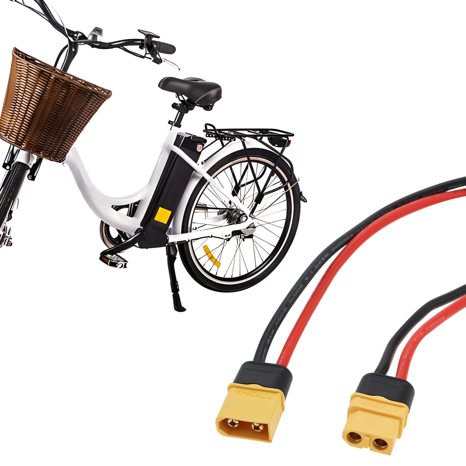 Prolunga XT60 40cm - 14 AWG, Maschio/Femmina, Per Battery Lipo