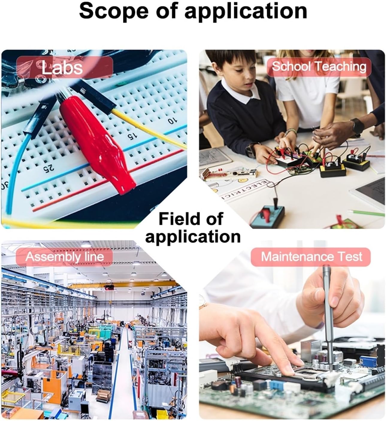 30V 10A Power Supply with Triple Storage 5V 2A USB-A Interface Fast Charging(Black 30V 10A)