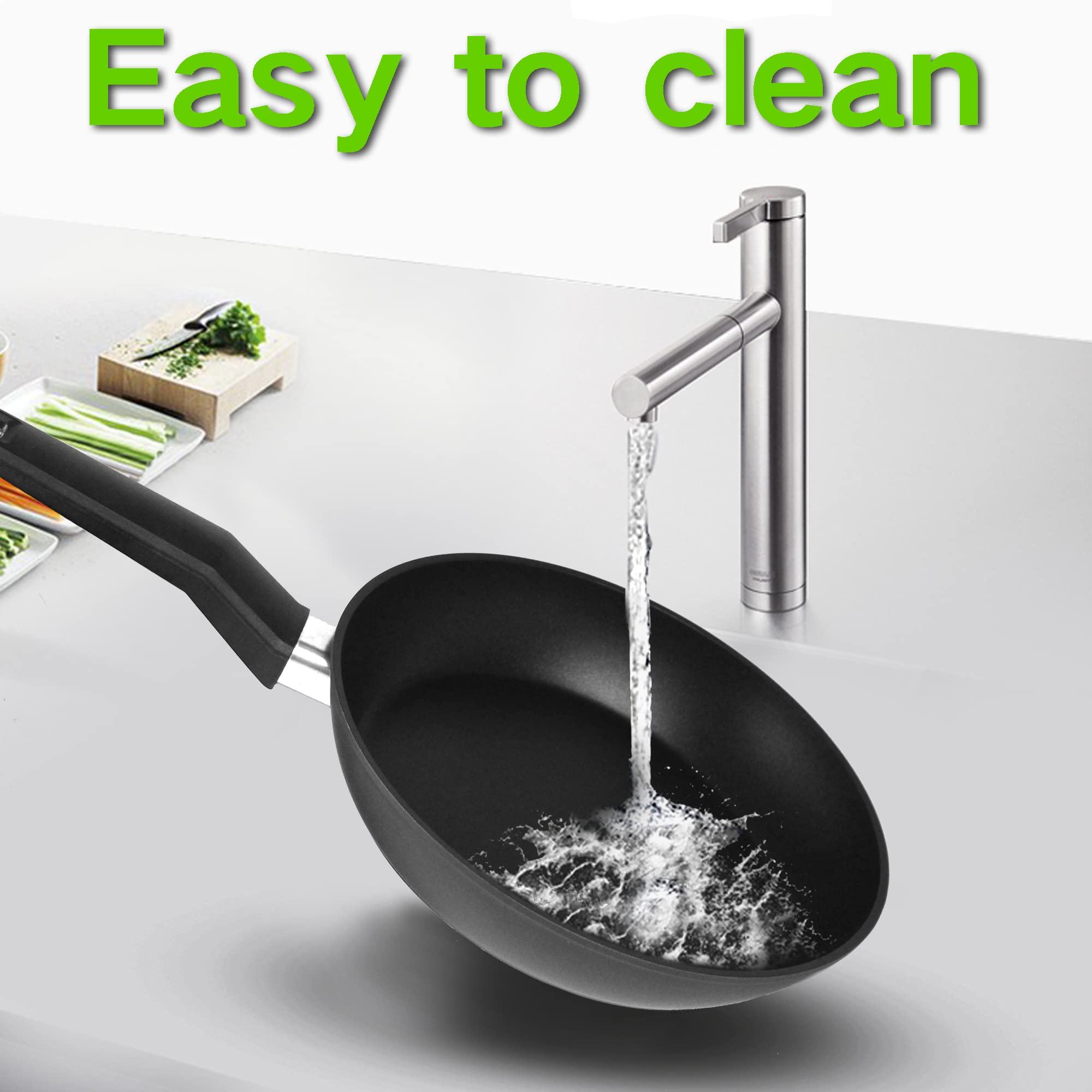 Lecooking 9.5" Nonstick Frying Pan - PFOA Free -6