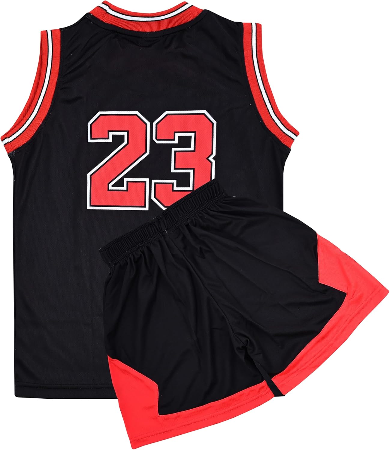 Youth Basketball Jerseys for Boys Girls Gradient Basketball Jersey Shorts for 2-14 Years Kids Training Uniform Sets - Image 5