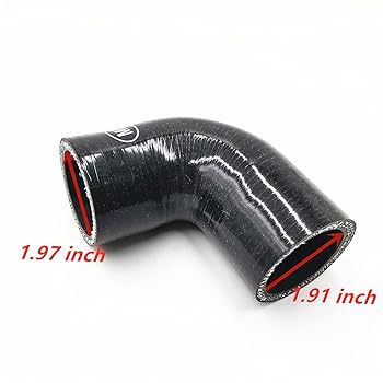 Amazon | トップマウントインタークーラーホースキット ブラック