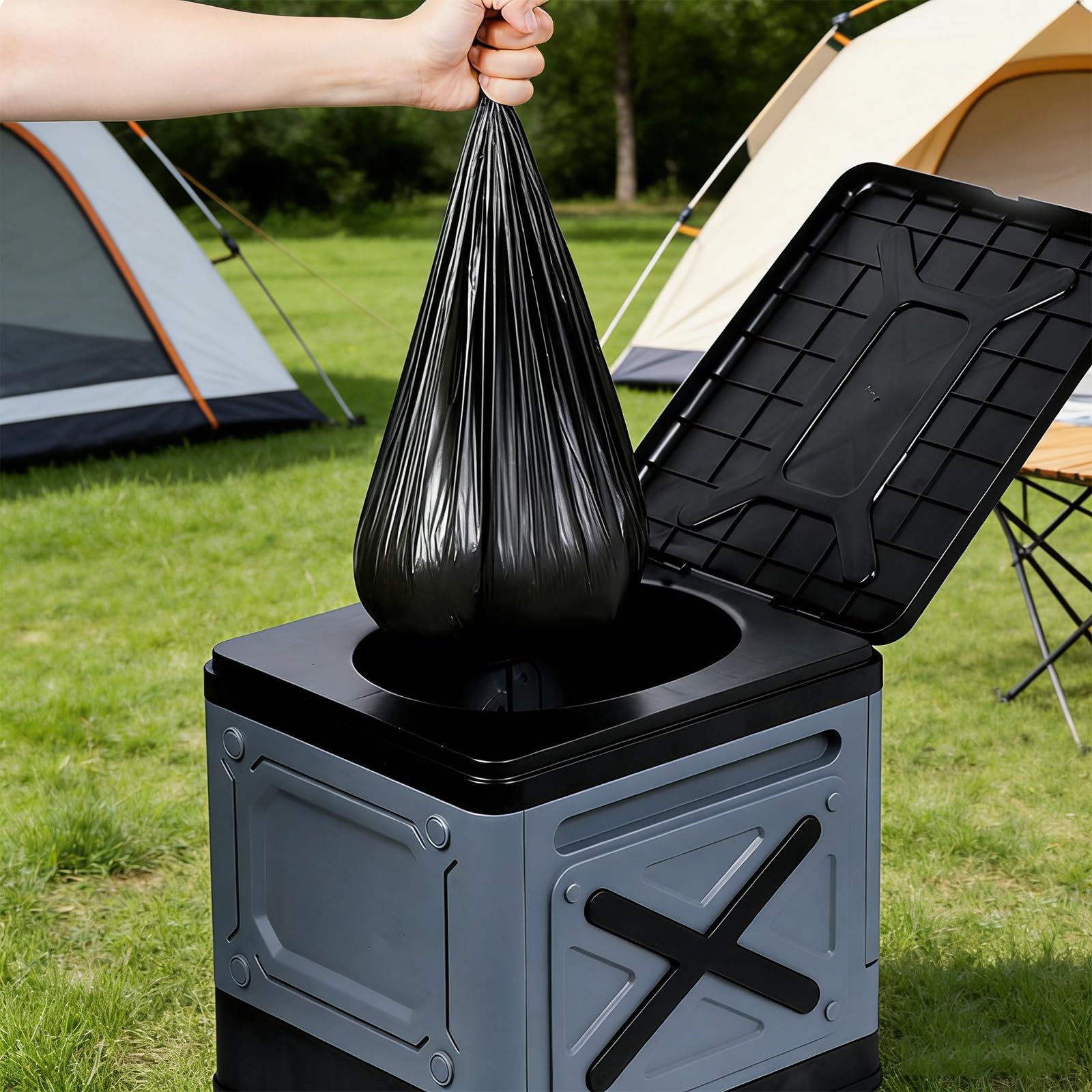 24pcs Portable Biodegradable Toilet Bags with Drawstring
