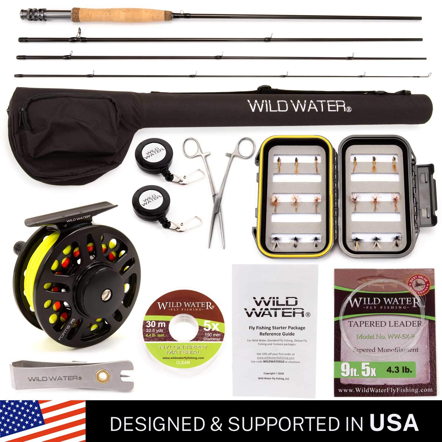 9 foot fishing rod and reel