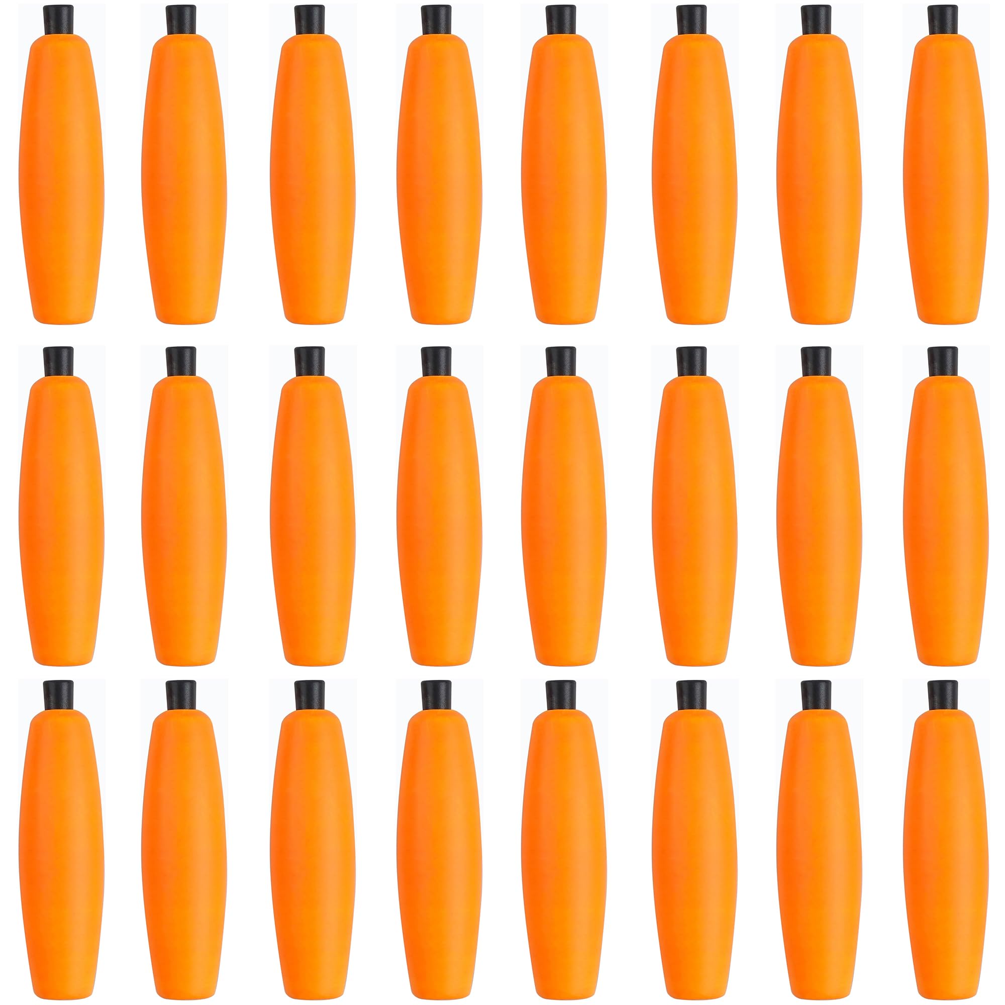 Fishing Bobbers Slotted Fishing Floats for Catfish Rigs,24pcs Fishing Foam Slip Bobber Pompano Rig Fish Corks Bobber for Crappie Santee Rig Freshwater Saltwater