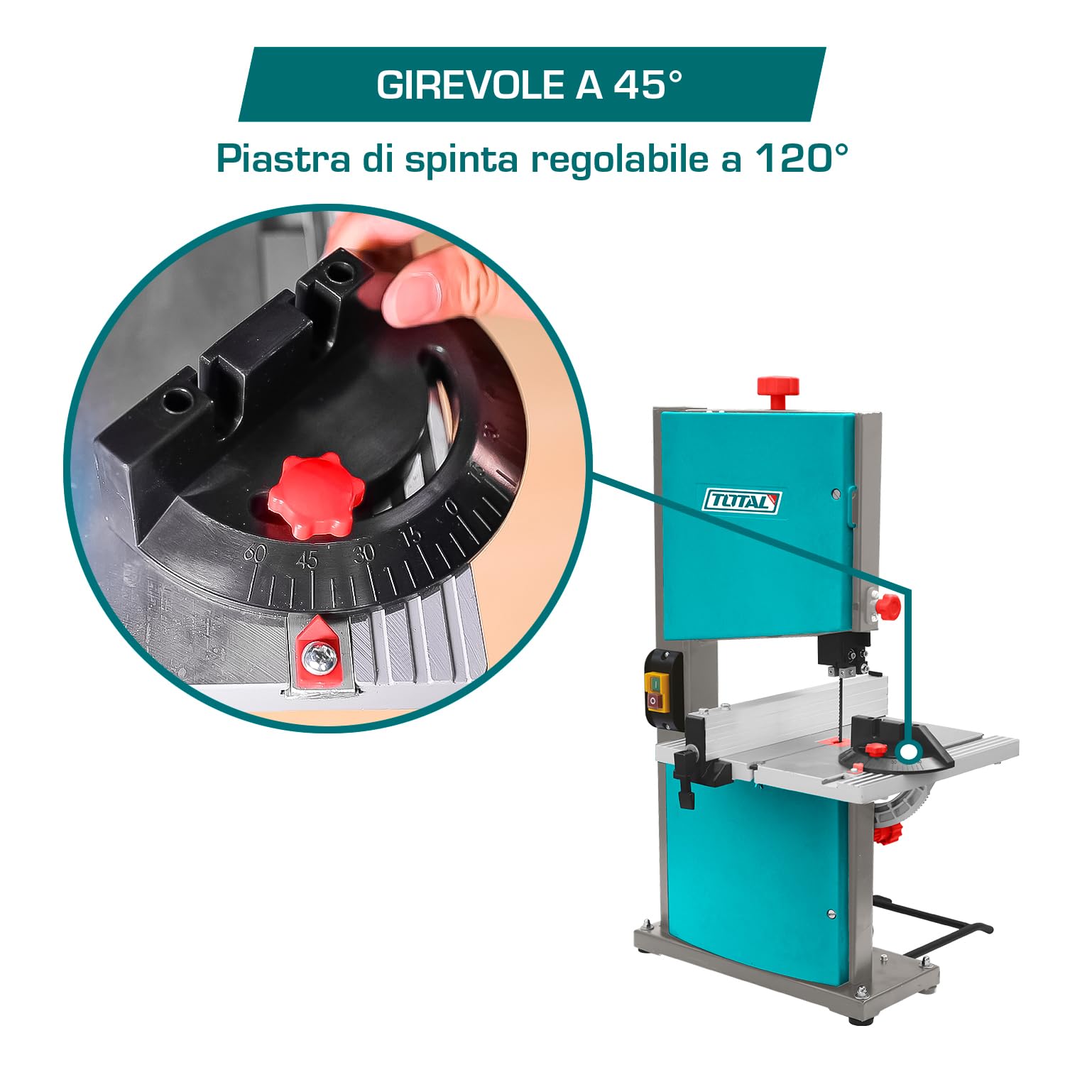 Total Tools Sierra de cinta 350W ts730301