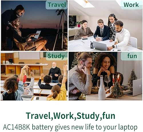 Miniatura 5 de DMKAOLLK AC14B8K - Batería para Acer Predator Helios 300 N17C1 PH315-51 PH315-52 G3-571 N18Q13 Nitro 5 AN515 AN515-53 AN515-54 Aspire R5-471T