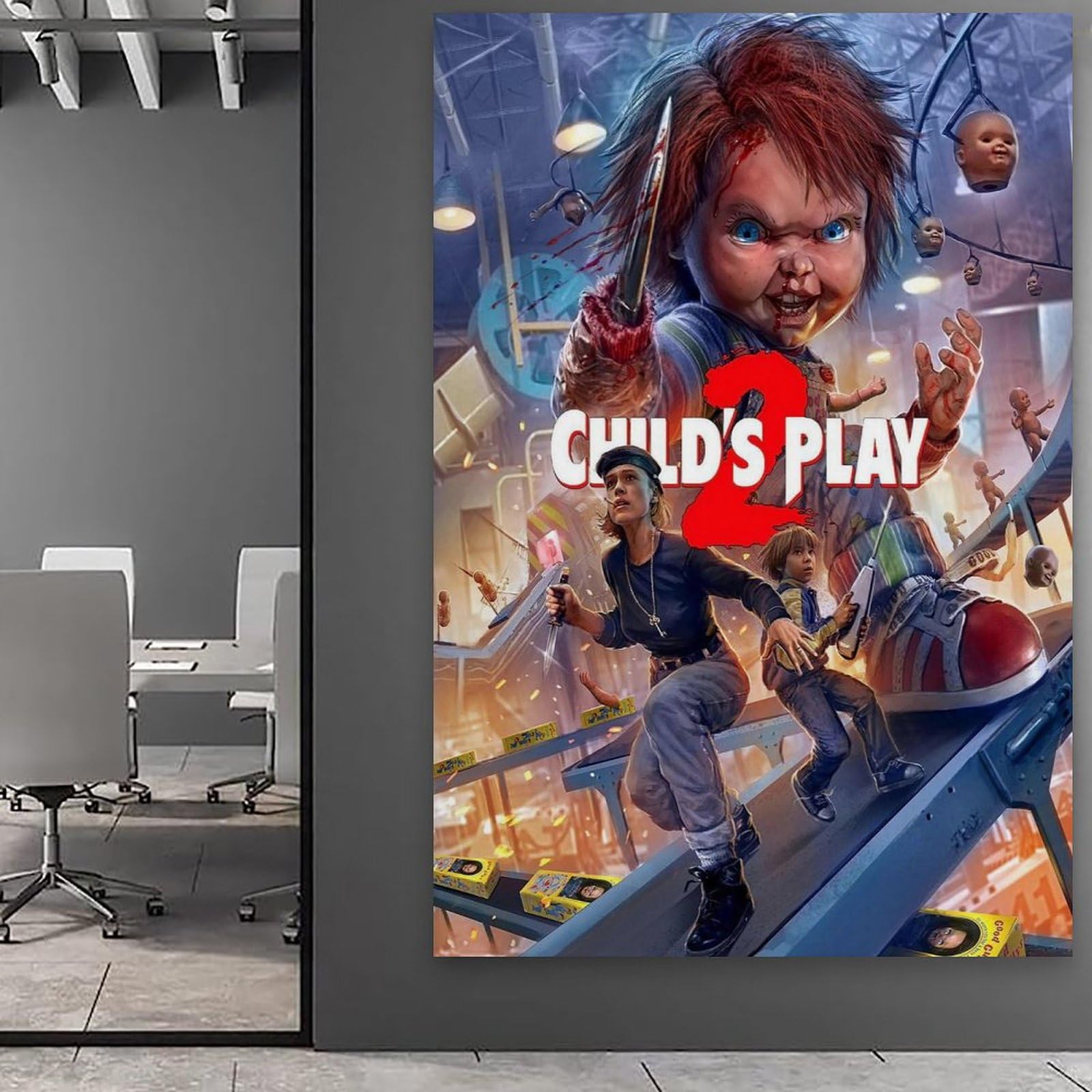 Amazon.co.jp: チャッキー チャイルド プレイ 2 映画ポスター 1990