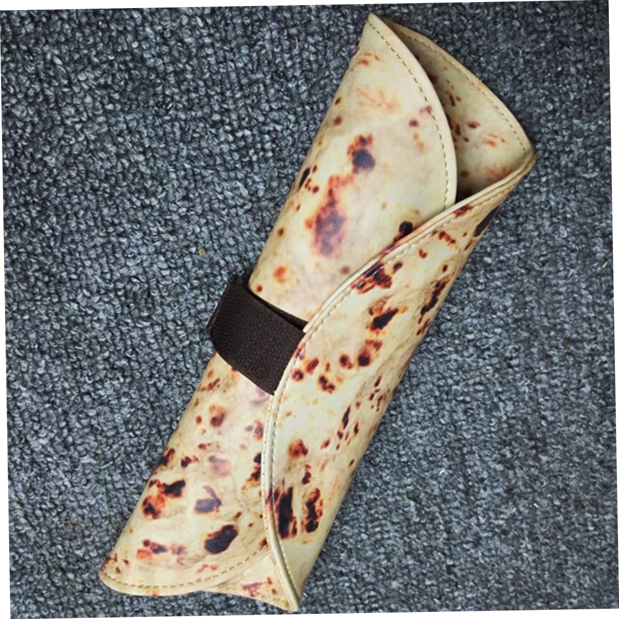 10pièces Trousse à Crayons Tortilla Enroulable Toile Étui à Portable pour Rangement De Fournitures Scolaires