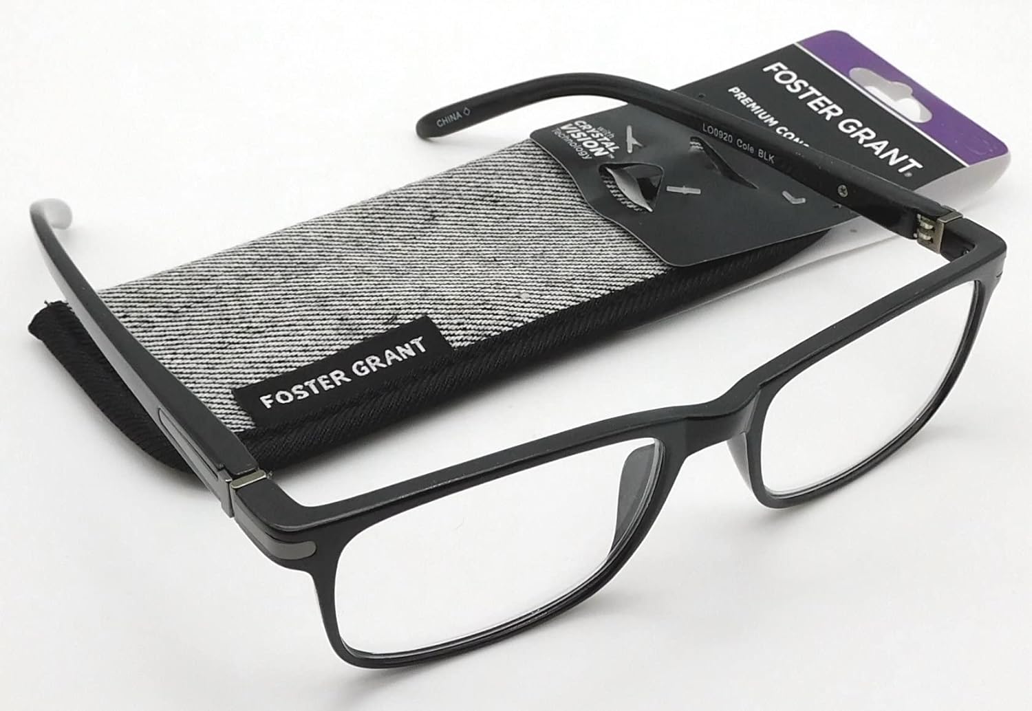 Foster Grant Cole Men's Crystal Vision Reading Glasses