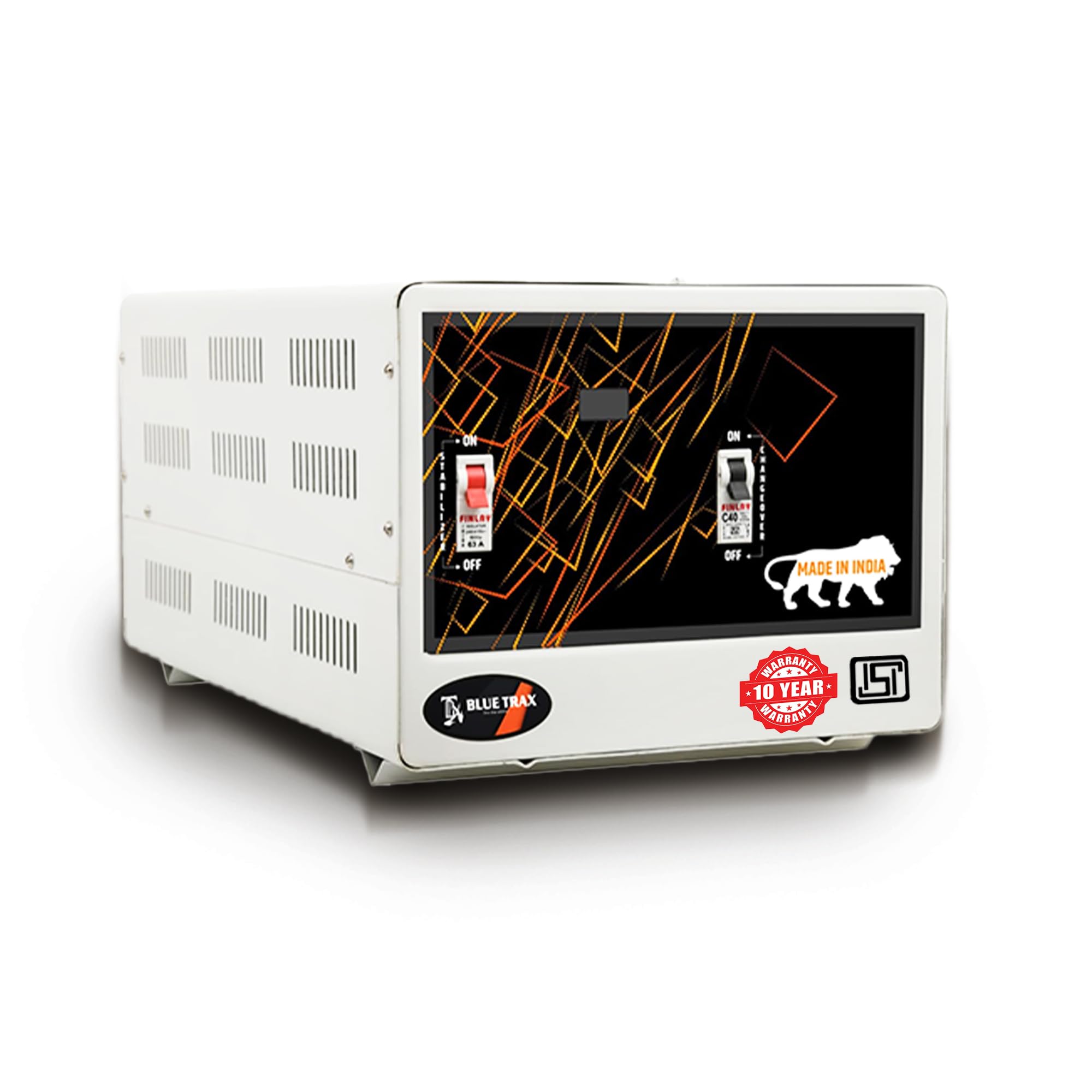 BLUETRAX 10 KVA 8000W Mainline Voltage Stabilizer | 150V–350V