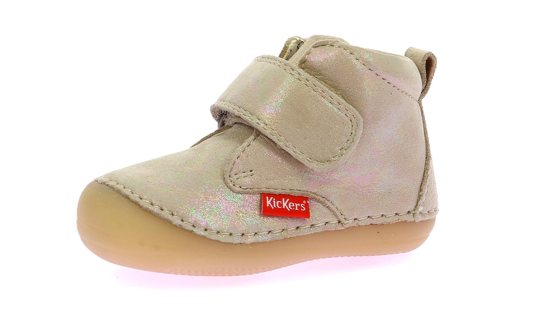 Kickers Sabio, Bottillons Fille, Rose Irise, 27