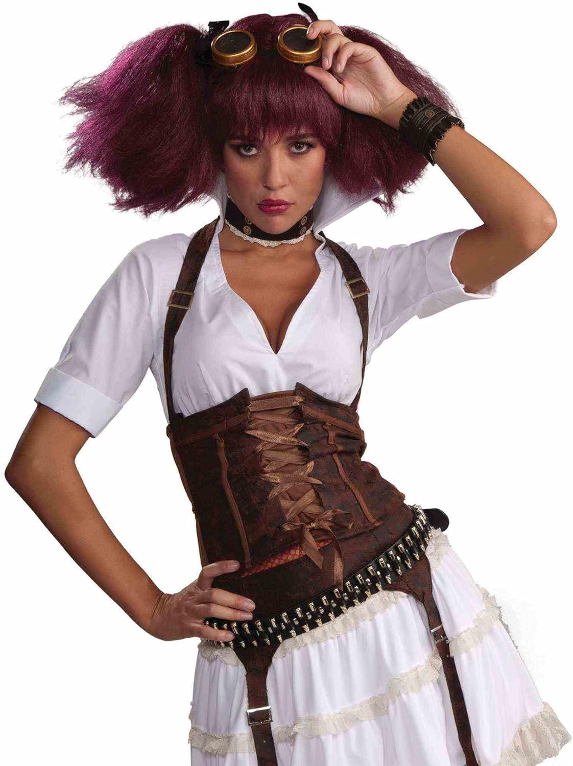 Forum Novelties mens Goggles Steampunk Costume Accessory, Black, One Size US