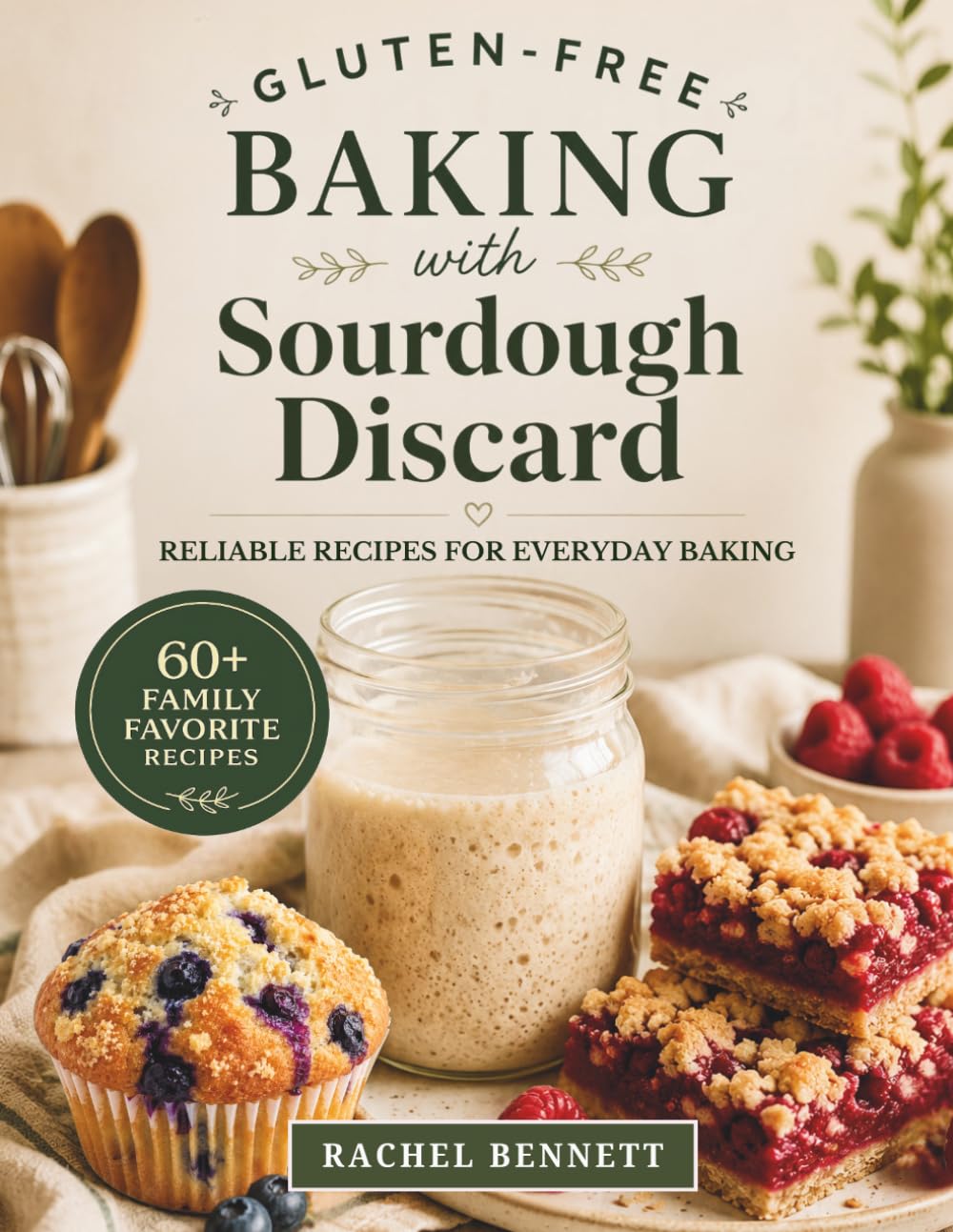 Gluten-Free Baking with Sourdough Discard: Gluten-Free Discard Recipes for Breads, Muffins, Cakes, Cookies & Everyday Baking