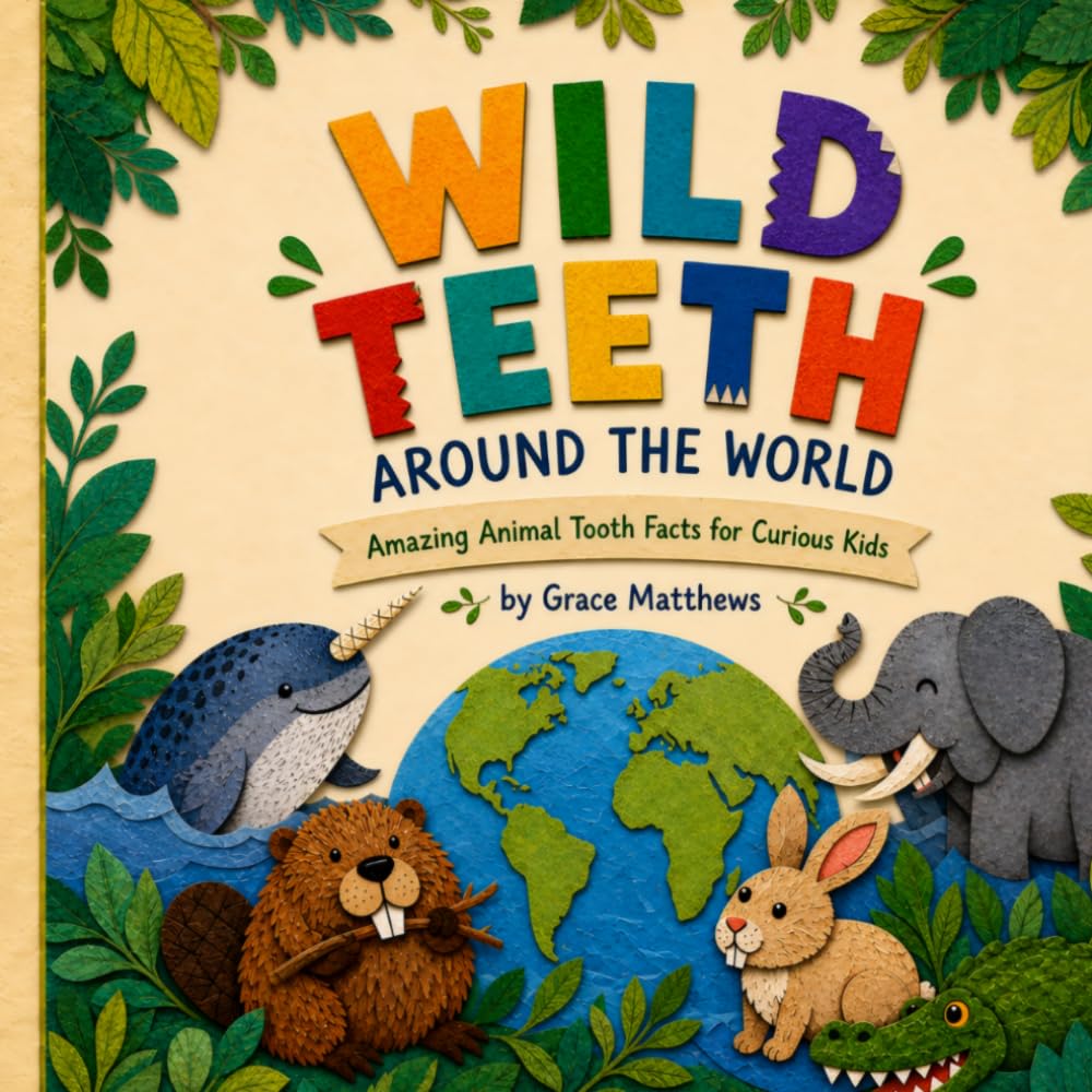 Wild Teeth Around The World: Amazing Animal Tooth Facts for Curious Kids (Smile Squad Books)