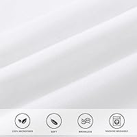 Vista 1 de Falda de cama con volantes para cuna, falda de microfibra para bebé, niñas (24 x 38 x 10 pulgadas), color negro sólido