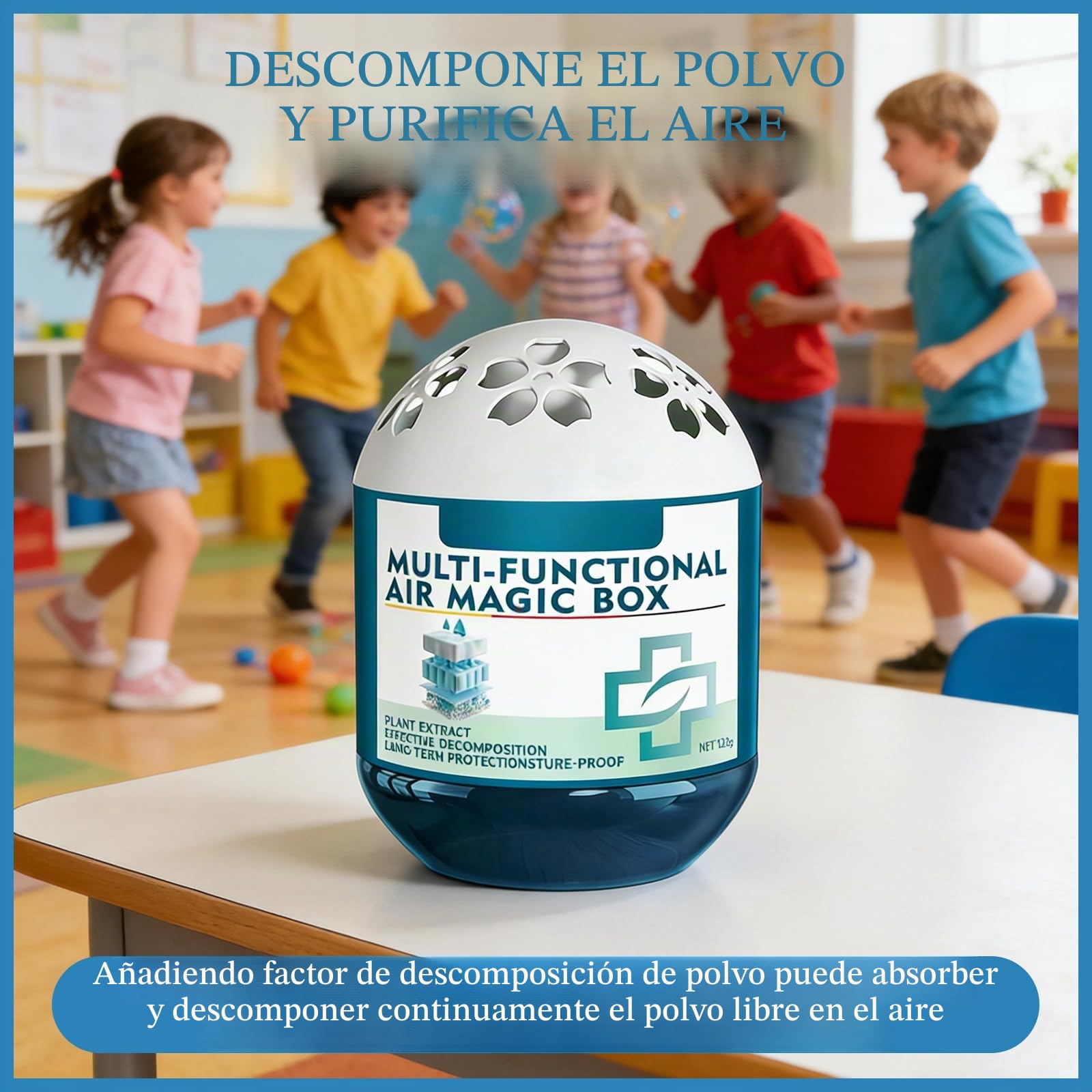 3 unidades de interior Multifuncional Air Magic Box Air Magic Box - Extracción automática de polvo, fórmula de extracto de plantas limpia el aire y lo mantiene fresco durante mucho tiempo, para áreas