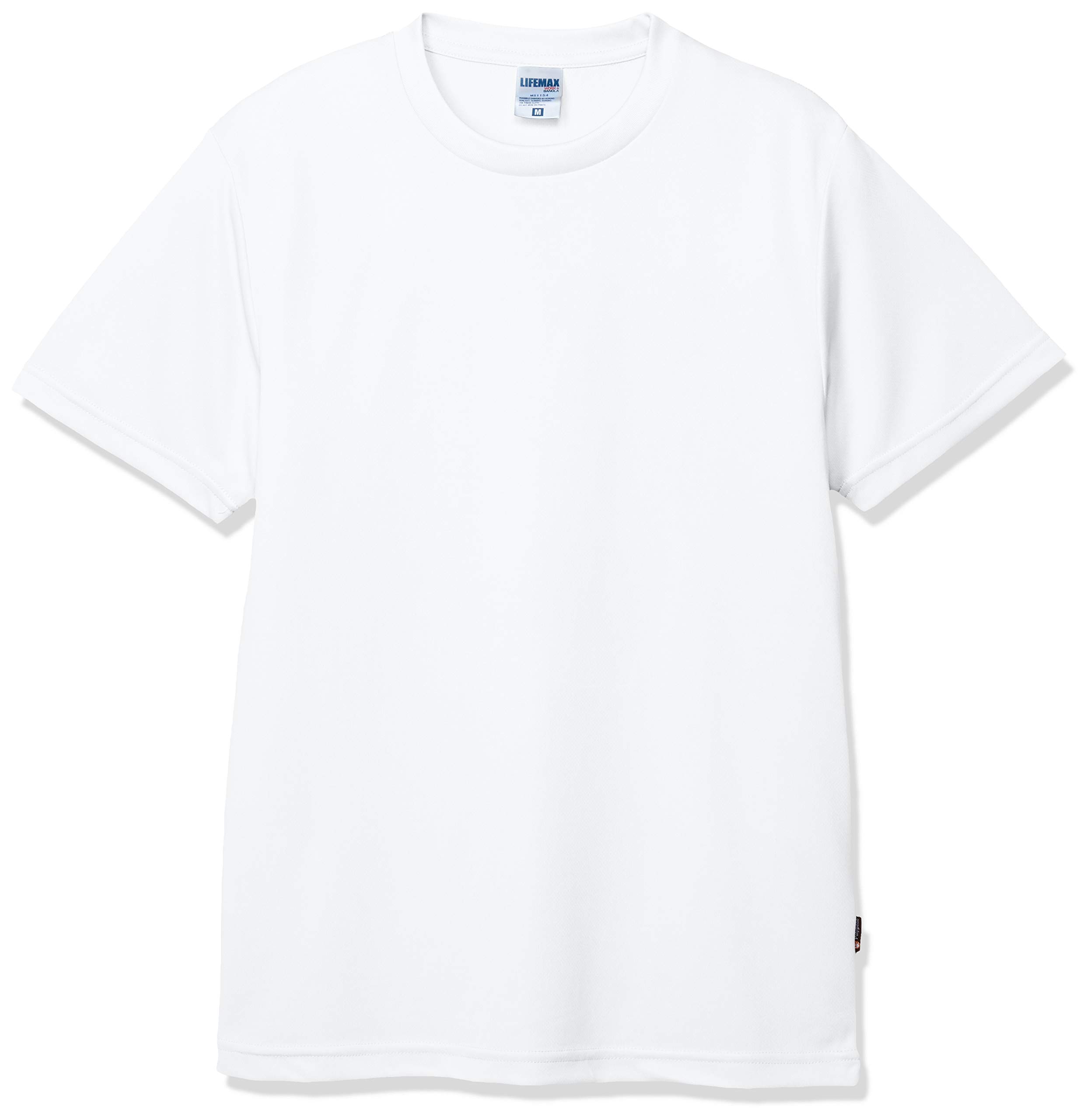 [ライフマックス] 4.3ozドライTシャツ(汗を臭いにしないポリジン加工) MS1154