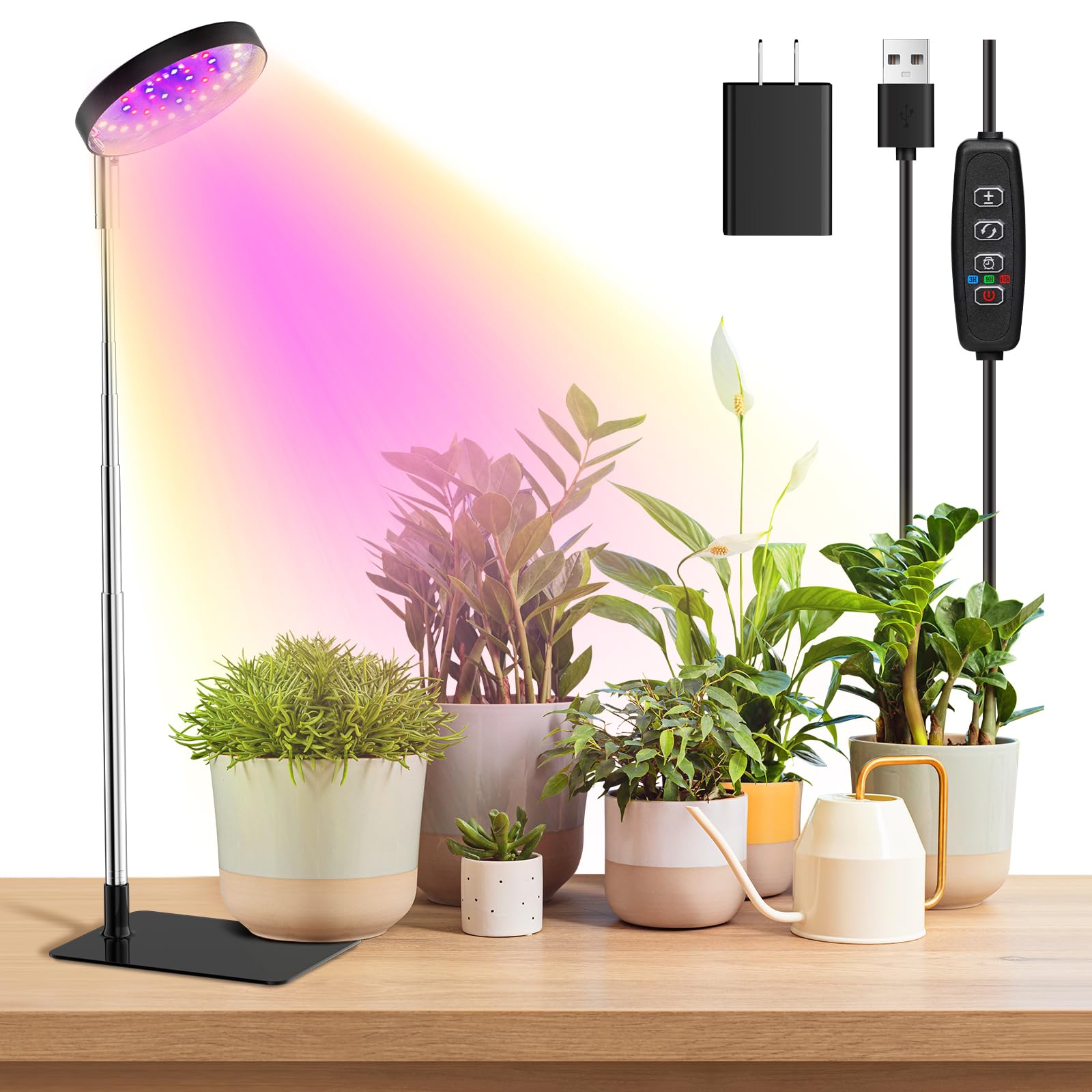 lampe led bureau plantes 48 led