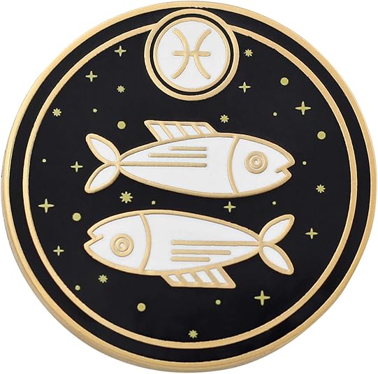 REAL SIC Astrological Sign Pin - Star Sign/Astrology Enamel Pins, Lapel Pins for Birth Sign, Great Gift for Anyone, Perfect Accessory for Jackets, Hats, Backpacks & Tops