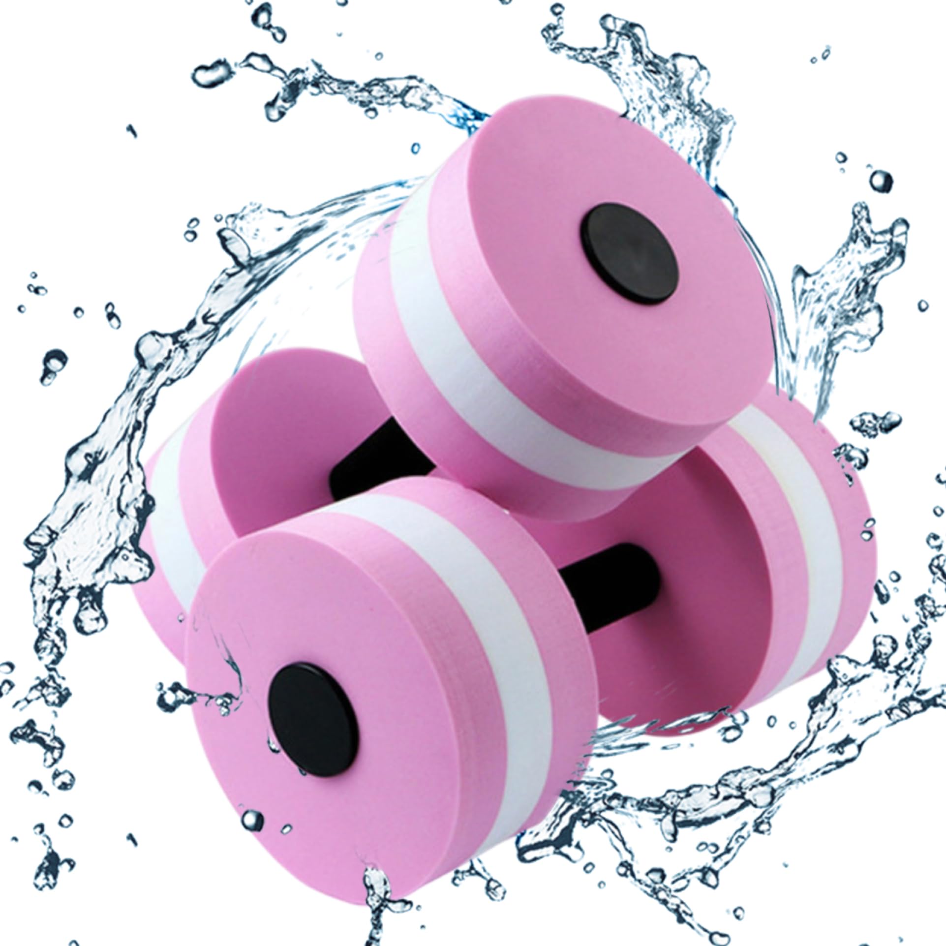 Manubri per Acqua 2 Pezzi Pesi per Acqua in Schiuma EVA ad Alta galleggiabilità Pesi per Piscina Impermeabili ad Asciugatura Rapida per Esercizi, Allenamento, Aerobica, per Esercizi in Piscina