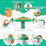 Bug Catcher Kit, ensemble de capture de bugs avec verre grossissant Whistle, habitat de bug avec visionneuse agrandie, 8 Cartes d'information, etc., Explorateur extérieur