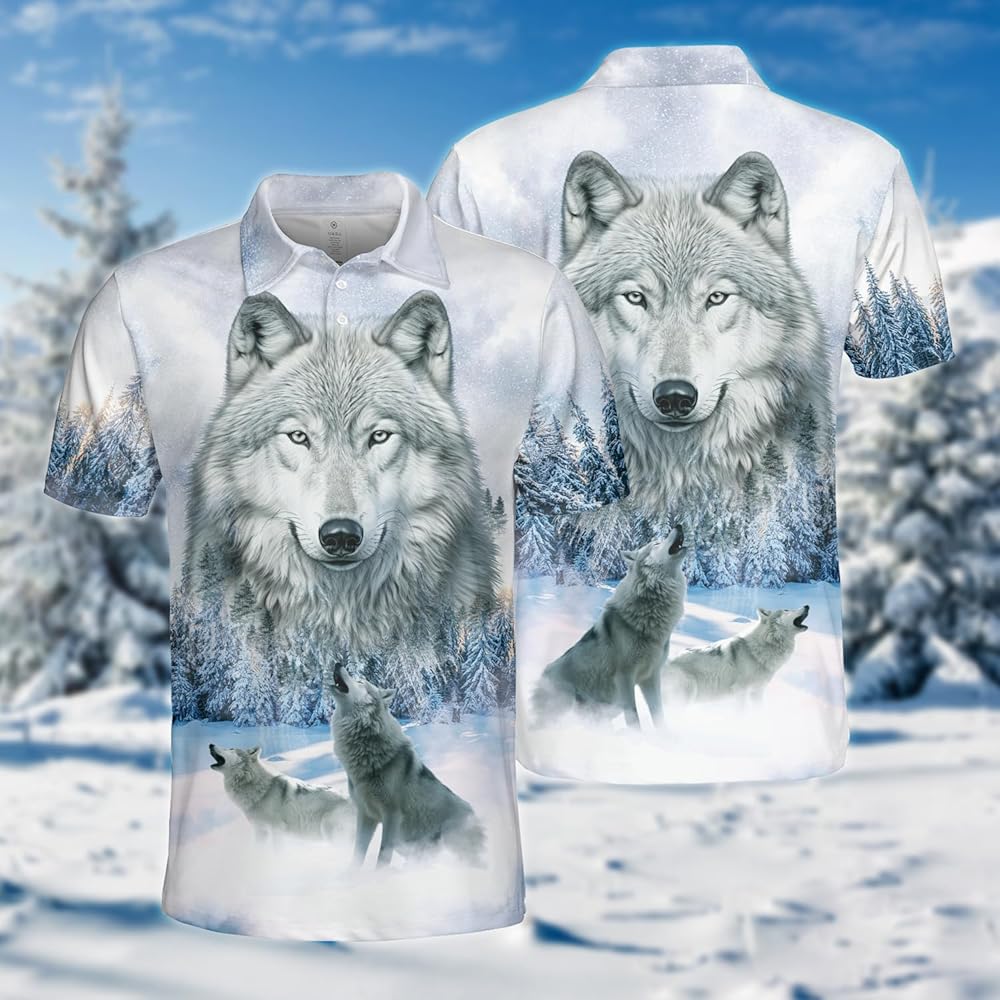 トップス dependoll DD WOLF SWEAT POLO SHIRT GRAY dd wolf sweat polo shirt gray