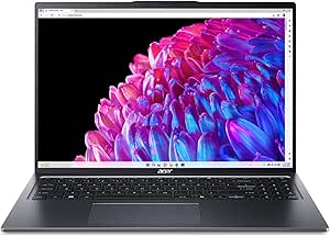 Acer Swift Go 16 SFG16-72-554K Laptop, 16" OLED Display, Intel Core Ultra 5 125H Processor, Intel ARC Graphics, 16GB RAM, 1TB SSD, Windows 11 Home