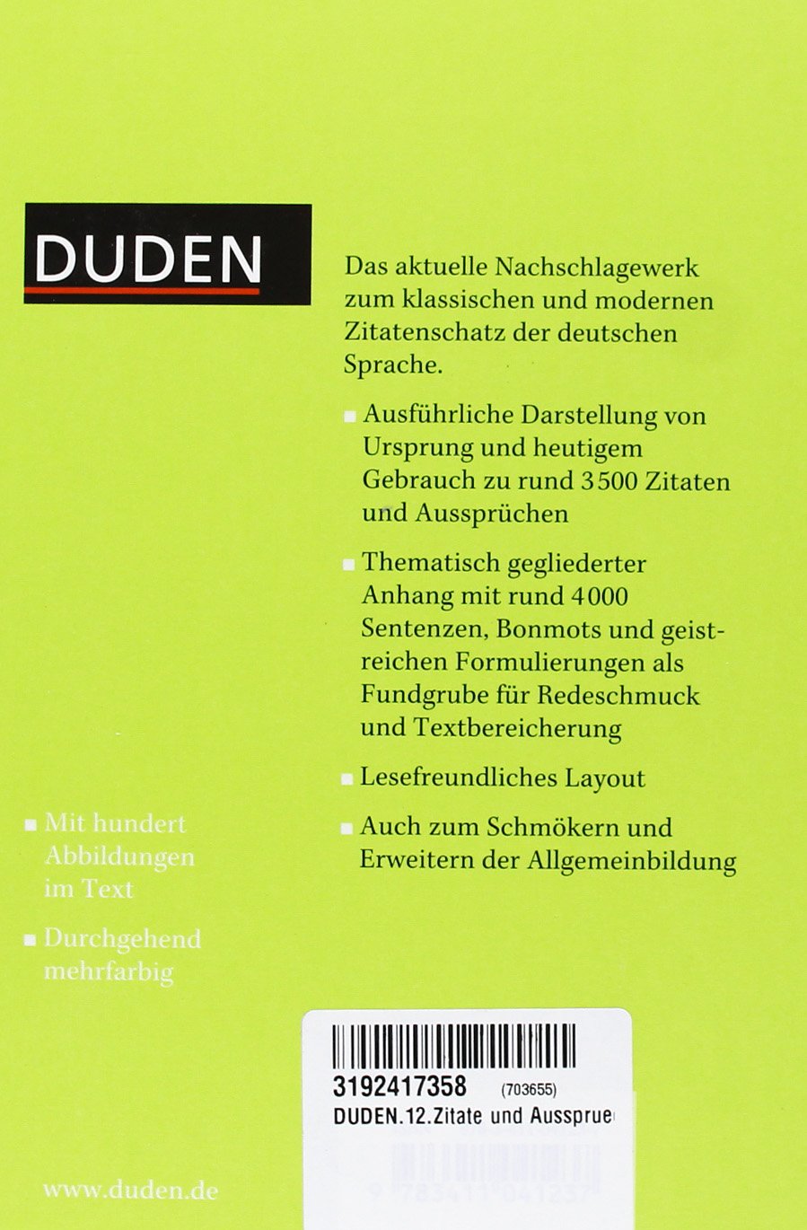 DUDEN 12 Zitate und Aussprüche: 12 - Zitate und Ausspruche