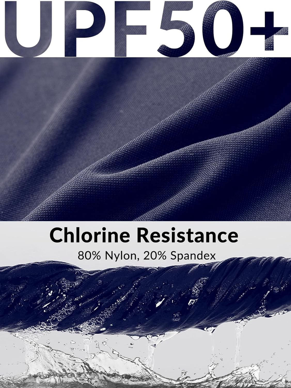 Women's 20" Swim Skirt with Shorts Modest Beach Skorts with Pockets Tummy Control Swim Bottoms High Waisted Swimsuit - Image 5