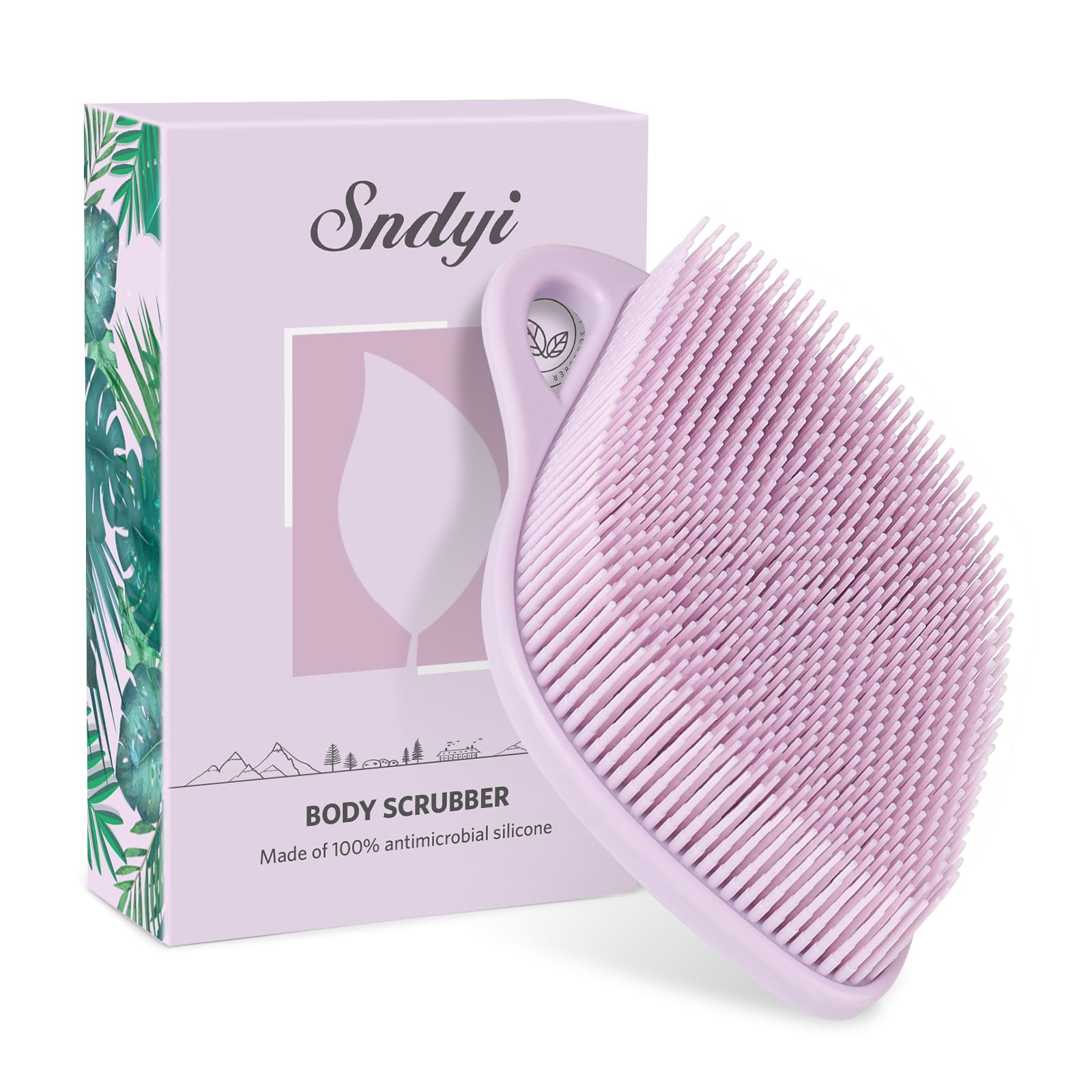 Amazon | Sndyi ボディブラシ シリコン 体洗い 抗菌 シャワー