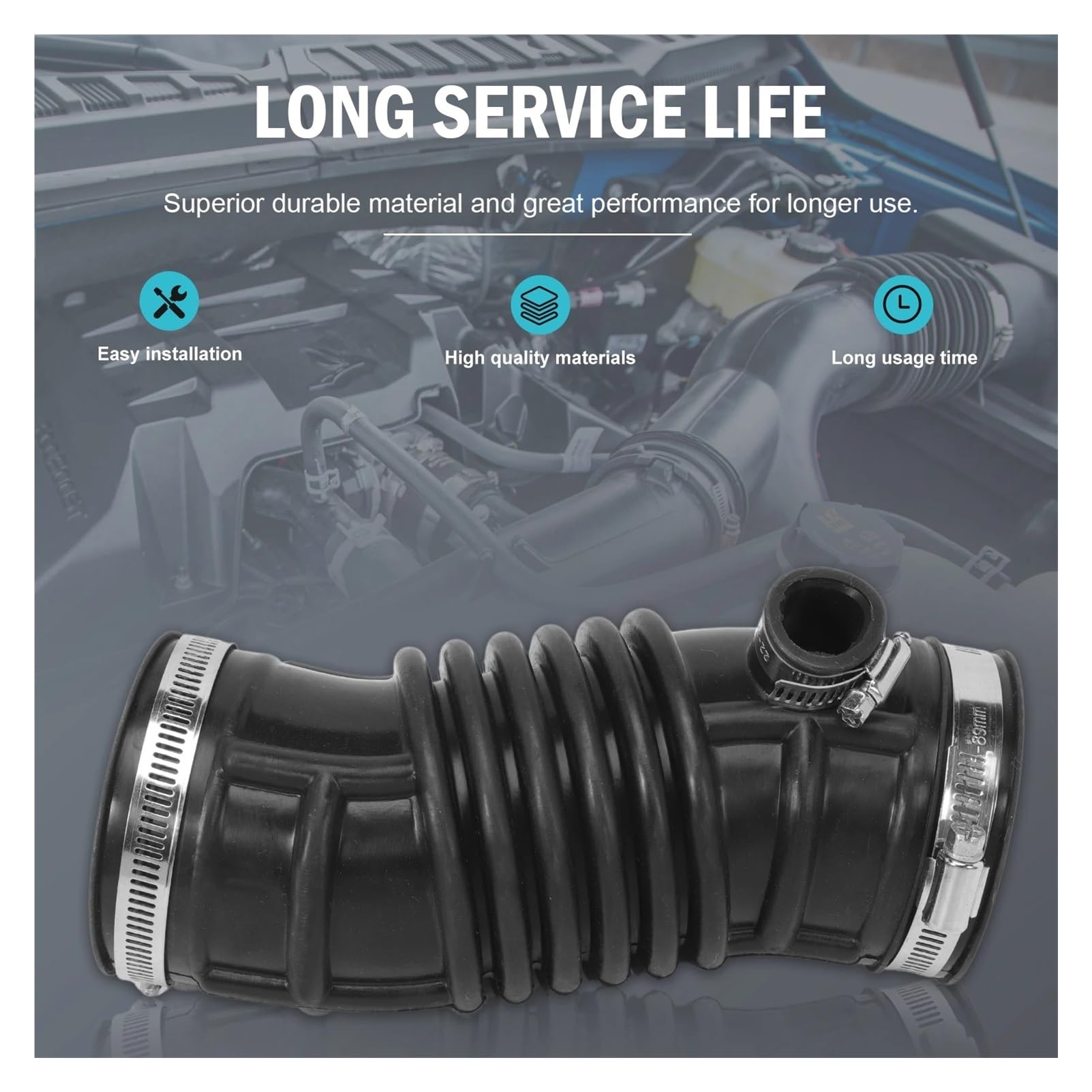 Tubo di aspirazione Aria in Silicone per Grand per Vitara 2006-2008 Tubo di Aspirazione Aria Motore 2.7L 13881-66J00