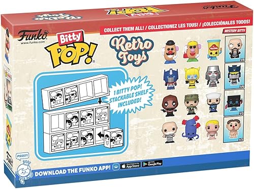 Miniatura 3 de Funko Bitty POP Retro Toys - Mr. Monopoly, 4 unidades y una figura misteriosa sorpresa - 0.9 pulgadas (0.9 in) - Transformers Classic Collectable -