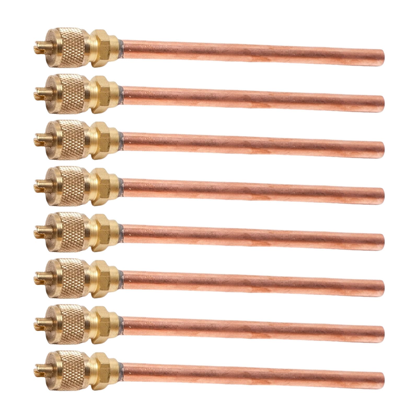 Msioytog 8PCS Refrigeration Access Valves Air Conditioning Repair Valves Cooling Systems Air Conditioning Maintenance Tool Service