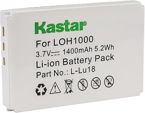 Kastar Batería de repuesto LOH1000 para Logitec L-LU18, K398, 190582-0001, F12440056, Harmony 915, Harmony 1000, Harmony 1100, Harmony 1100i,