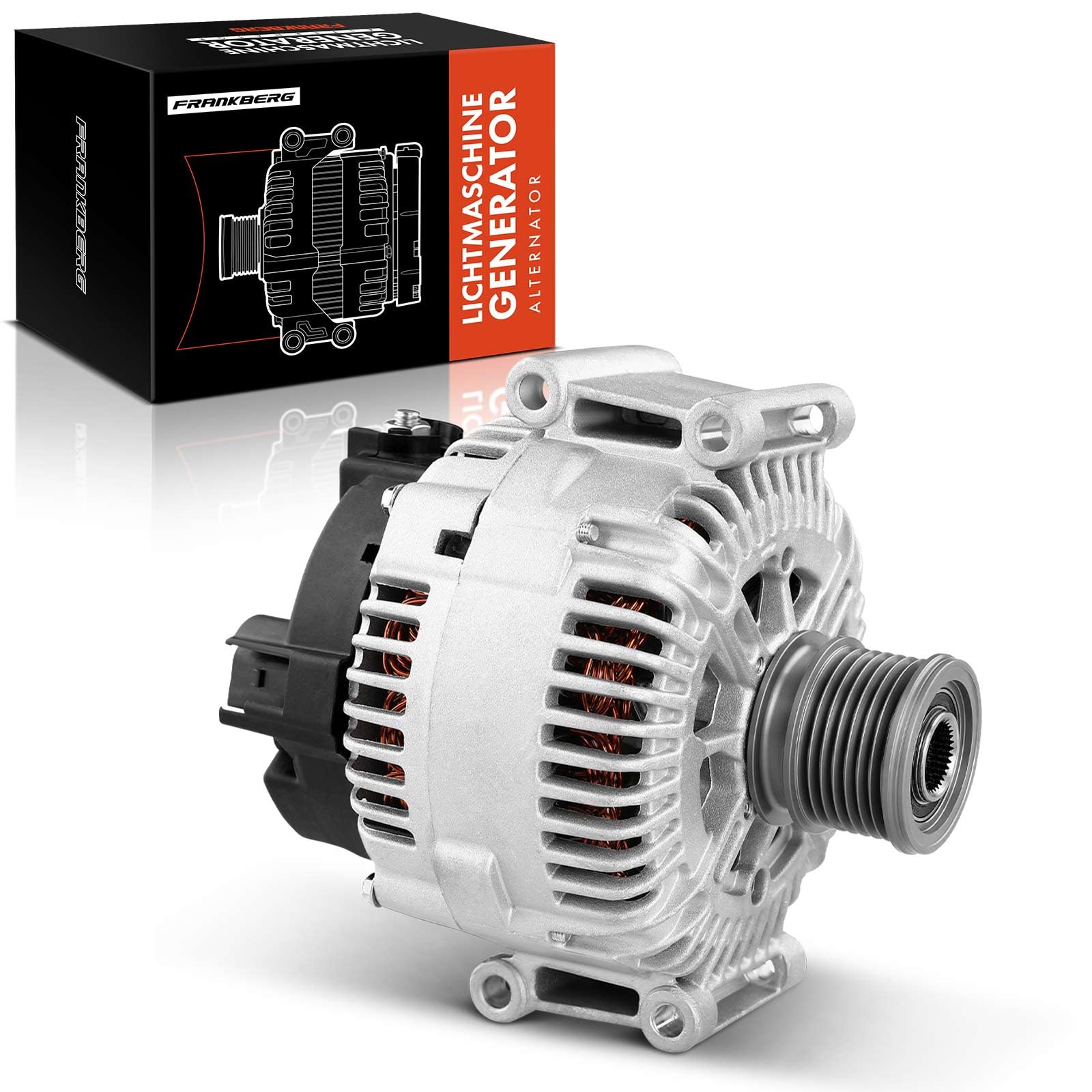 Frankberg Generatore Alternatore Compatibile con Classe E T-Model S212 3.0L Sprinter 3 5-T Pianale/Telaio B906 2.2L Classe E W212 3.0L Comandante XH XK 3.0L 04801250AD