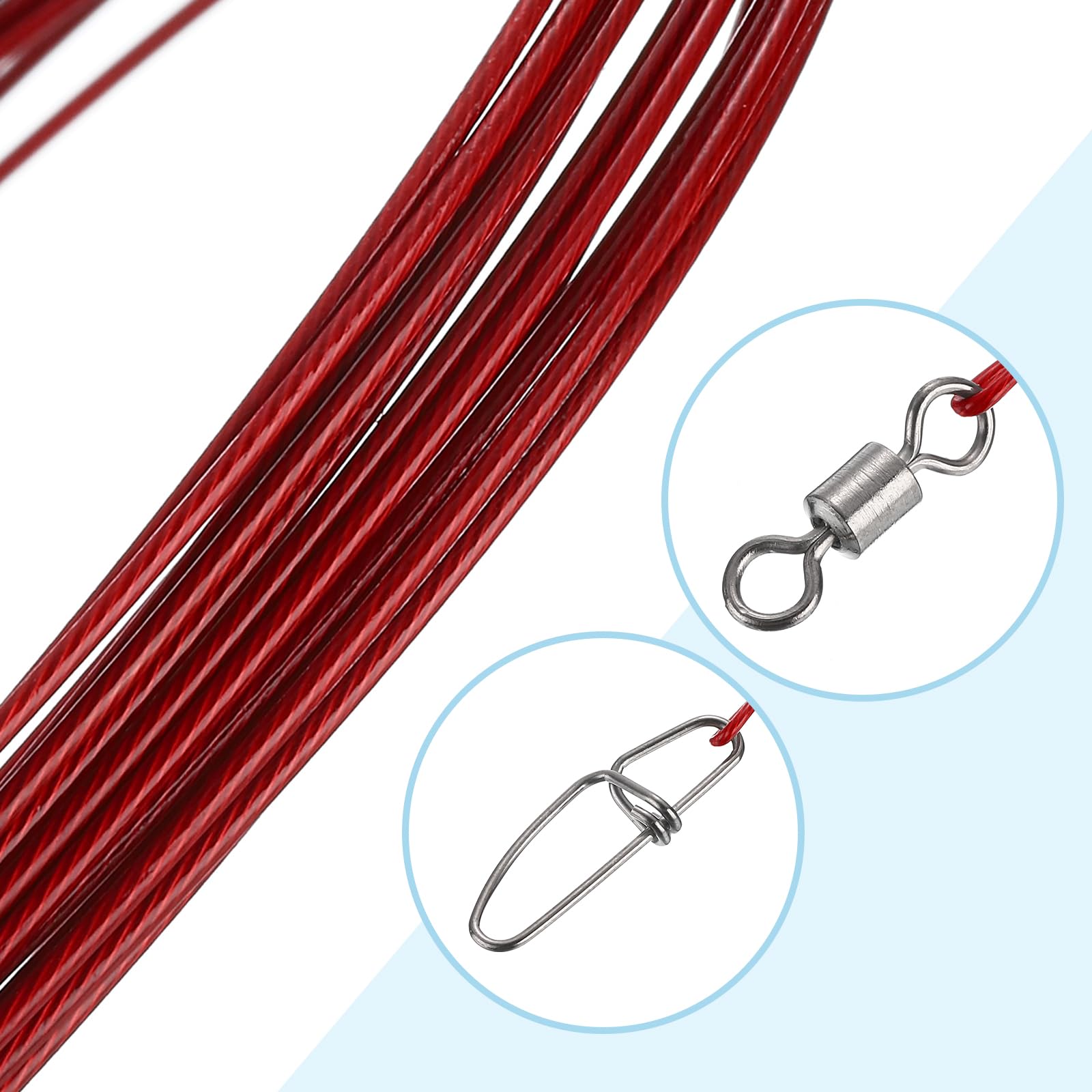 PATIKIL Fishing Wire Leaders 20" - Image 4
