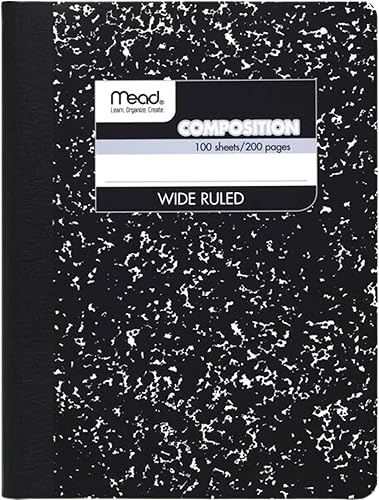 Mead Cuadernos de composición de renglones gruesos