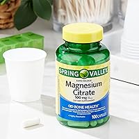 Vista 2 de Spring Valley - Citrato de magnesio 100 mg, liberación rápida, 100 cápsulas